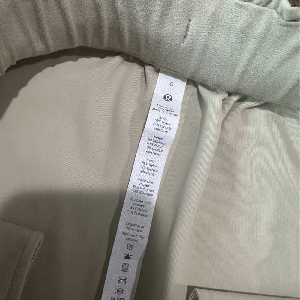 Lululemon Women’s Joggers Size 6 Beige - Picture 8 of 10